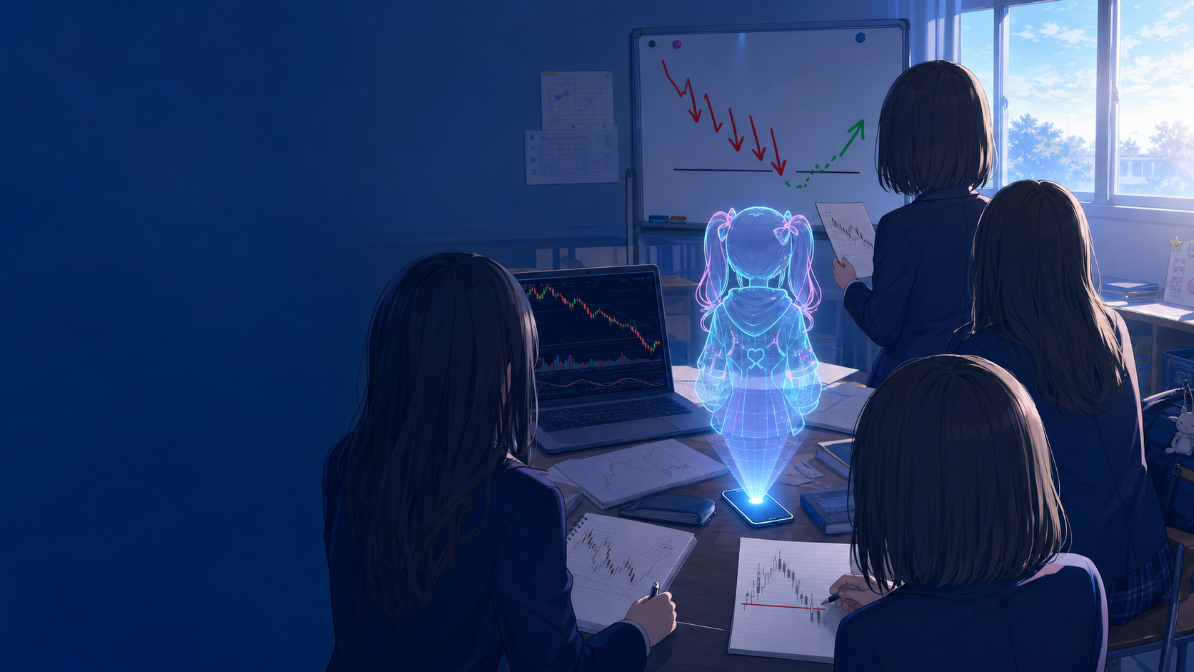 半導体安を前に条件を確認する投資部